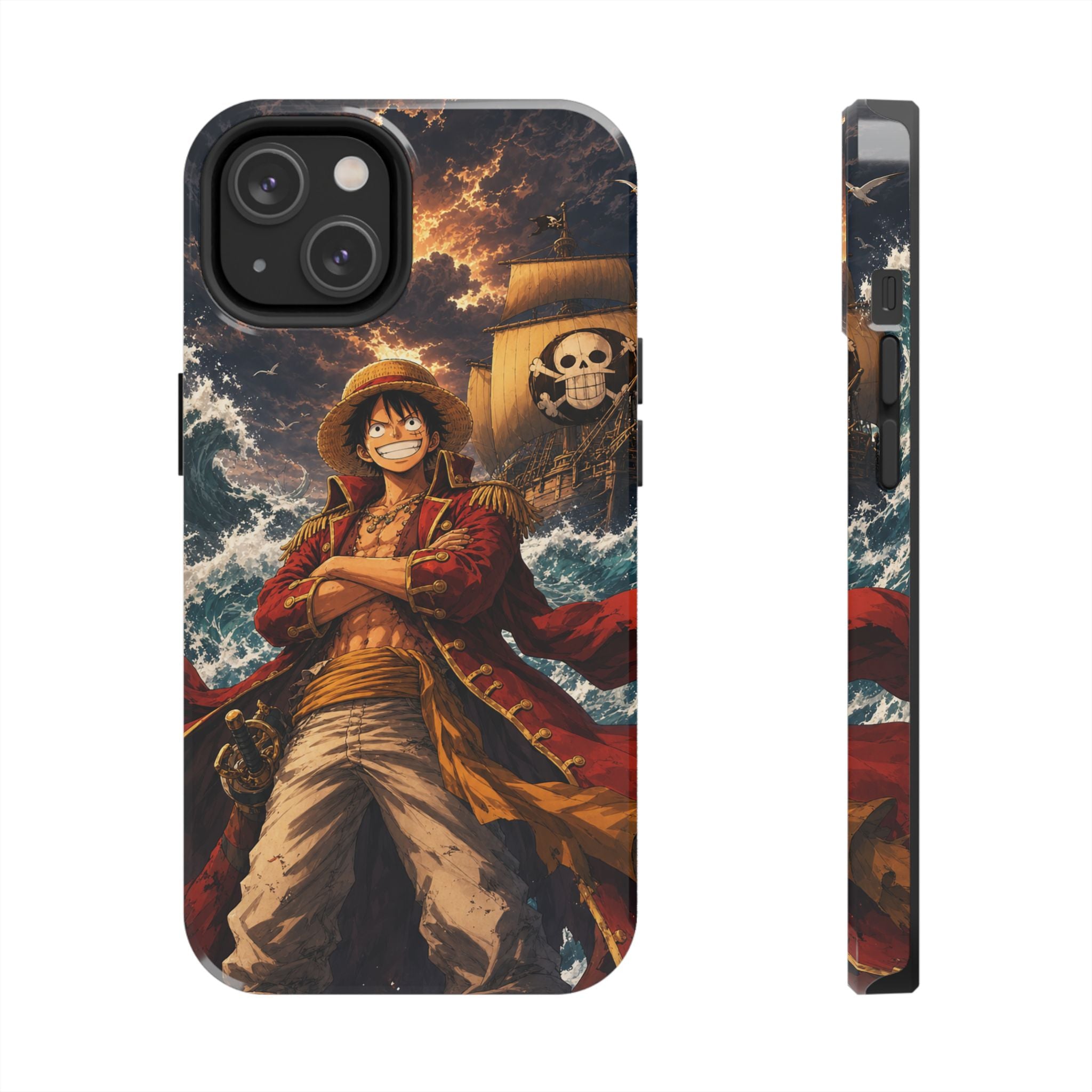 Luffy Pirate King Anime Phone Case - Tough Case