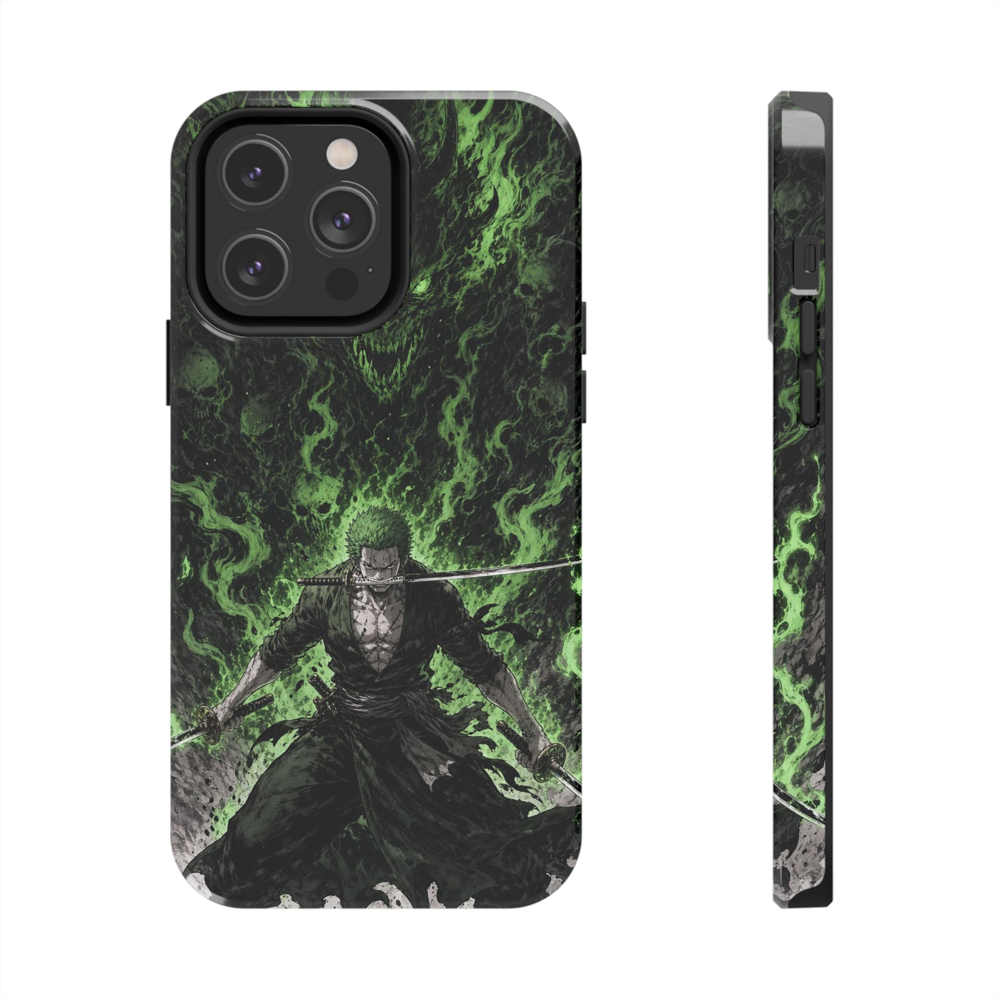 Zoro King of Hell Anime Phone Case - Tough Case