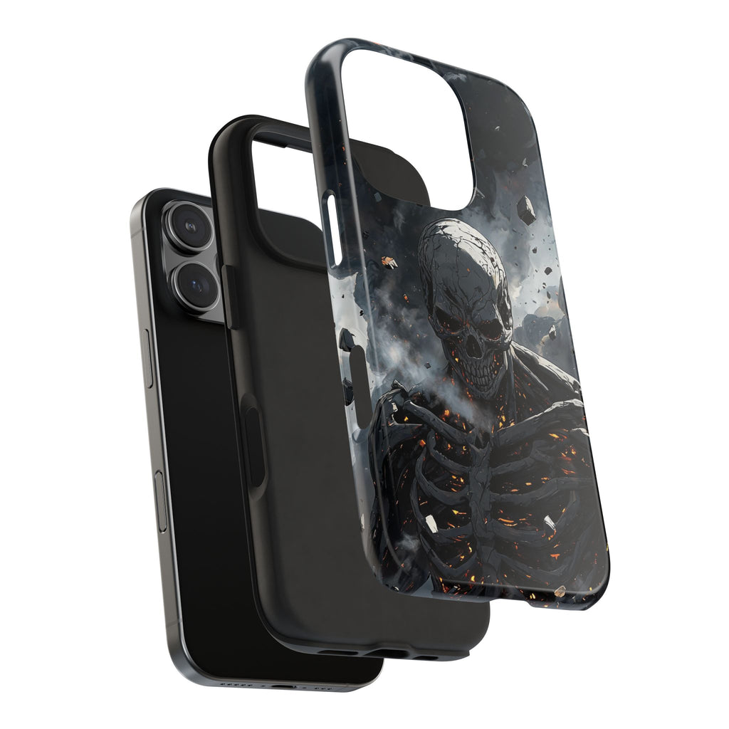 Colossal Titan Skull Rising Anime Phone Case - Tough Case