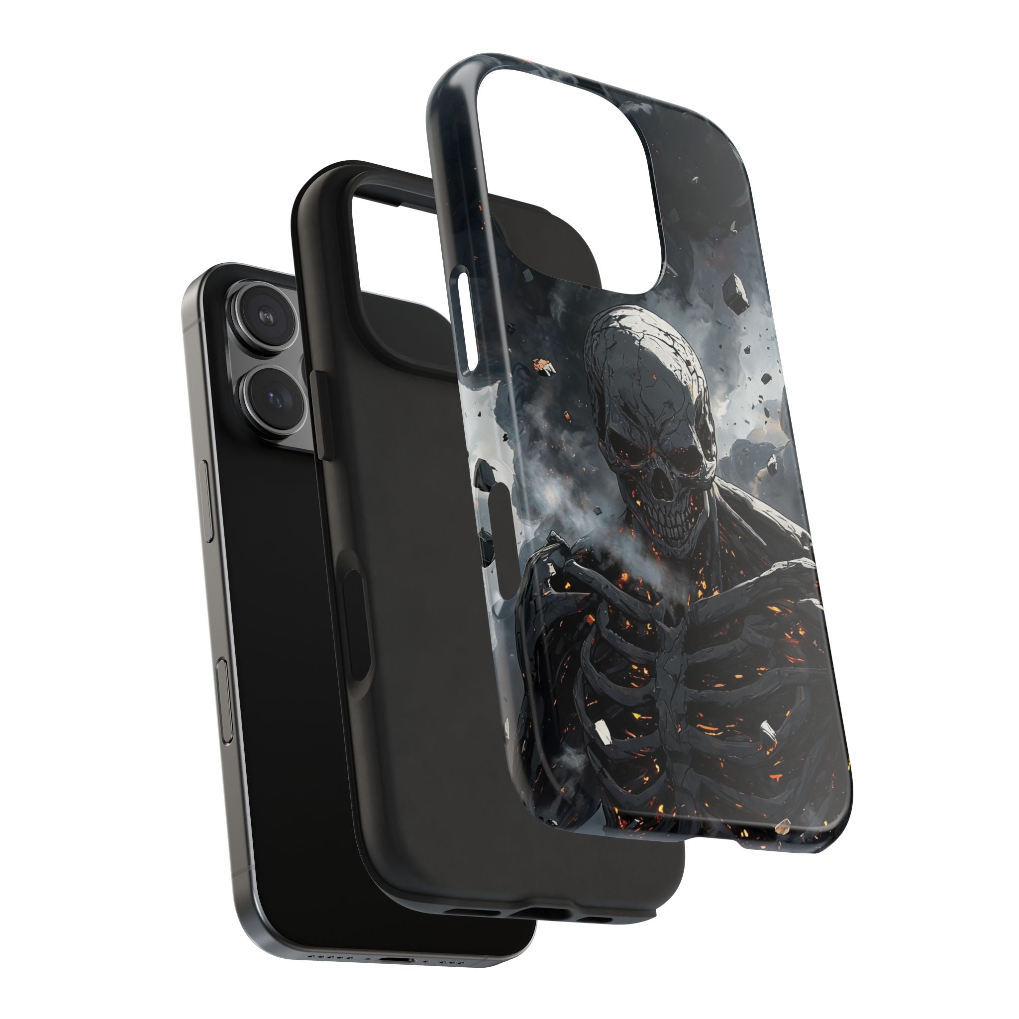 Colossal Titan Skull Rising Anime Phone Case - Tough Case