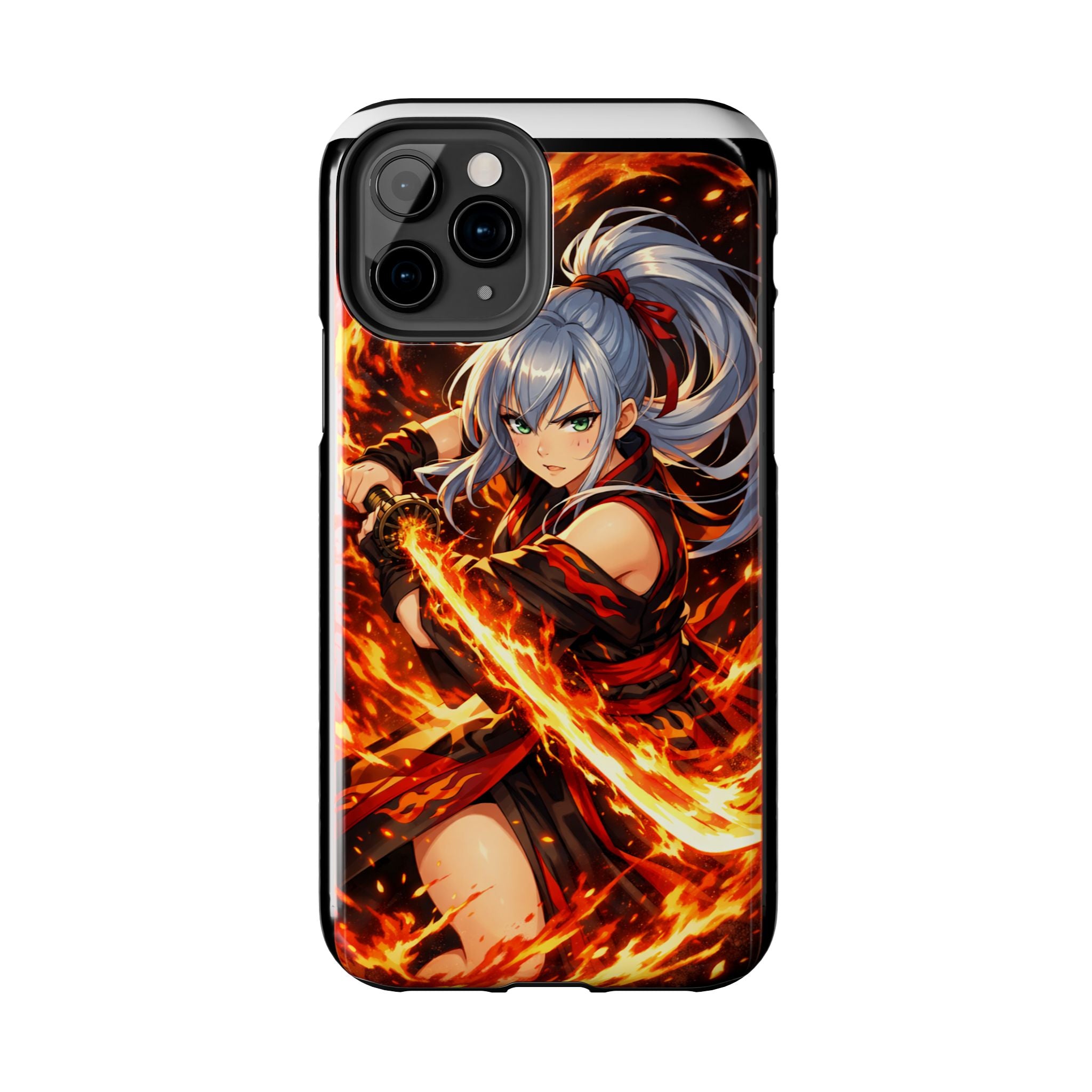 Flame Swordsman Anime Phone Case - Tough Case