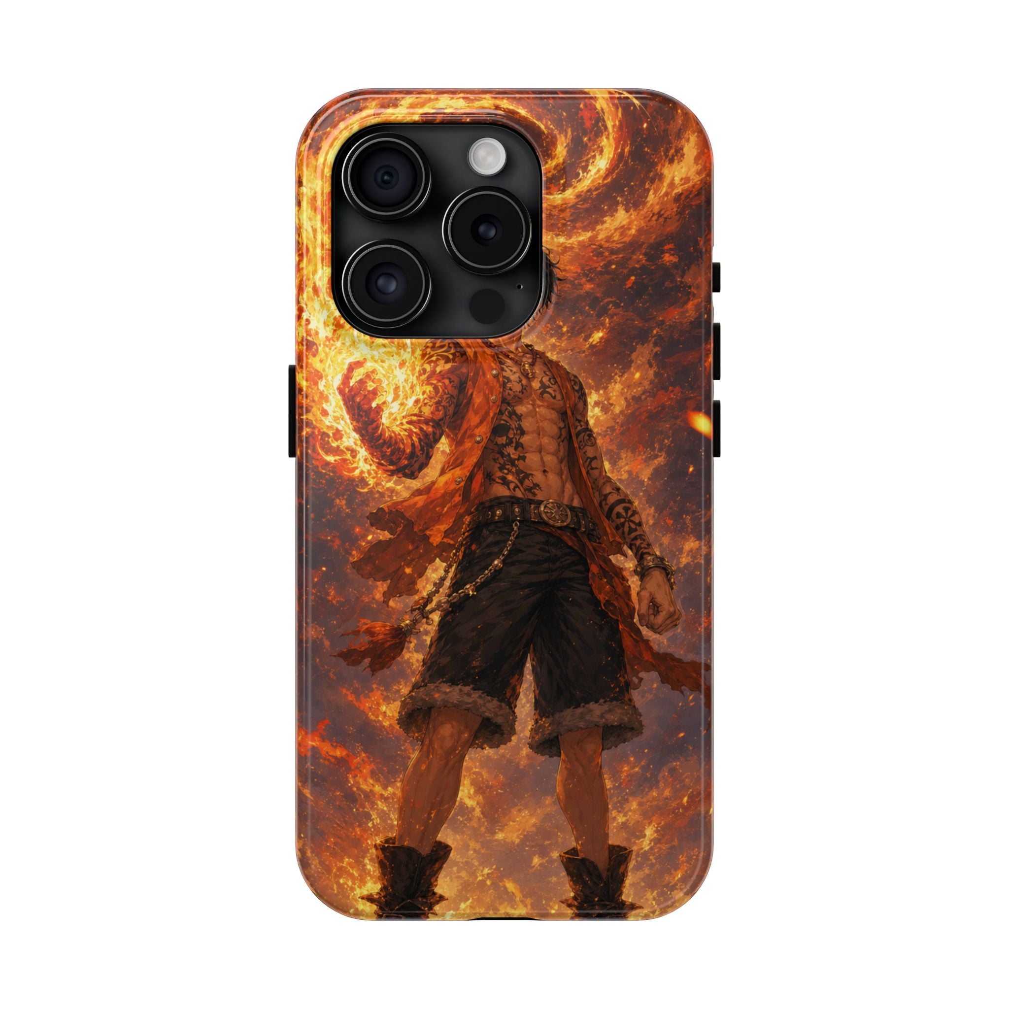 Ace Fire Fist Anime Phone Case - Tough Case