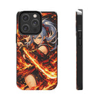 Flame Swordsman Anime Phone Case - Tough Case