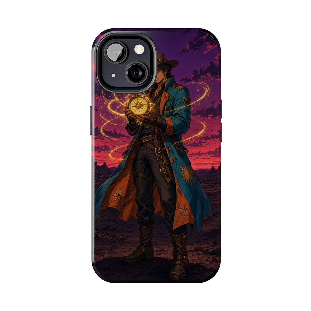 Desert Compass Racer Anime Phone Case - Tough Case