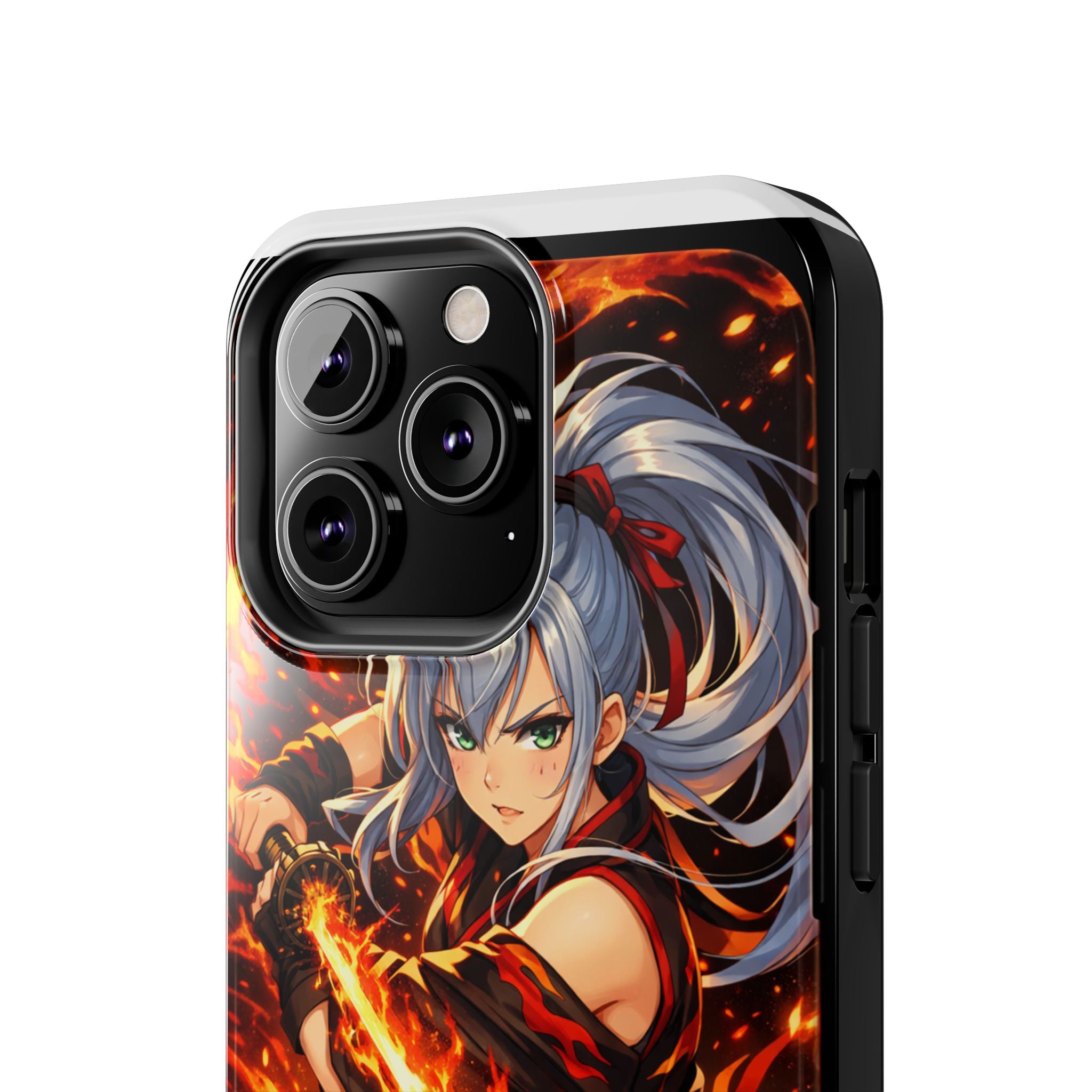 Flame Swordsman Anime Phone Case - Tough Case