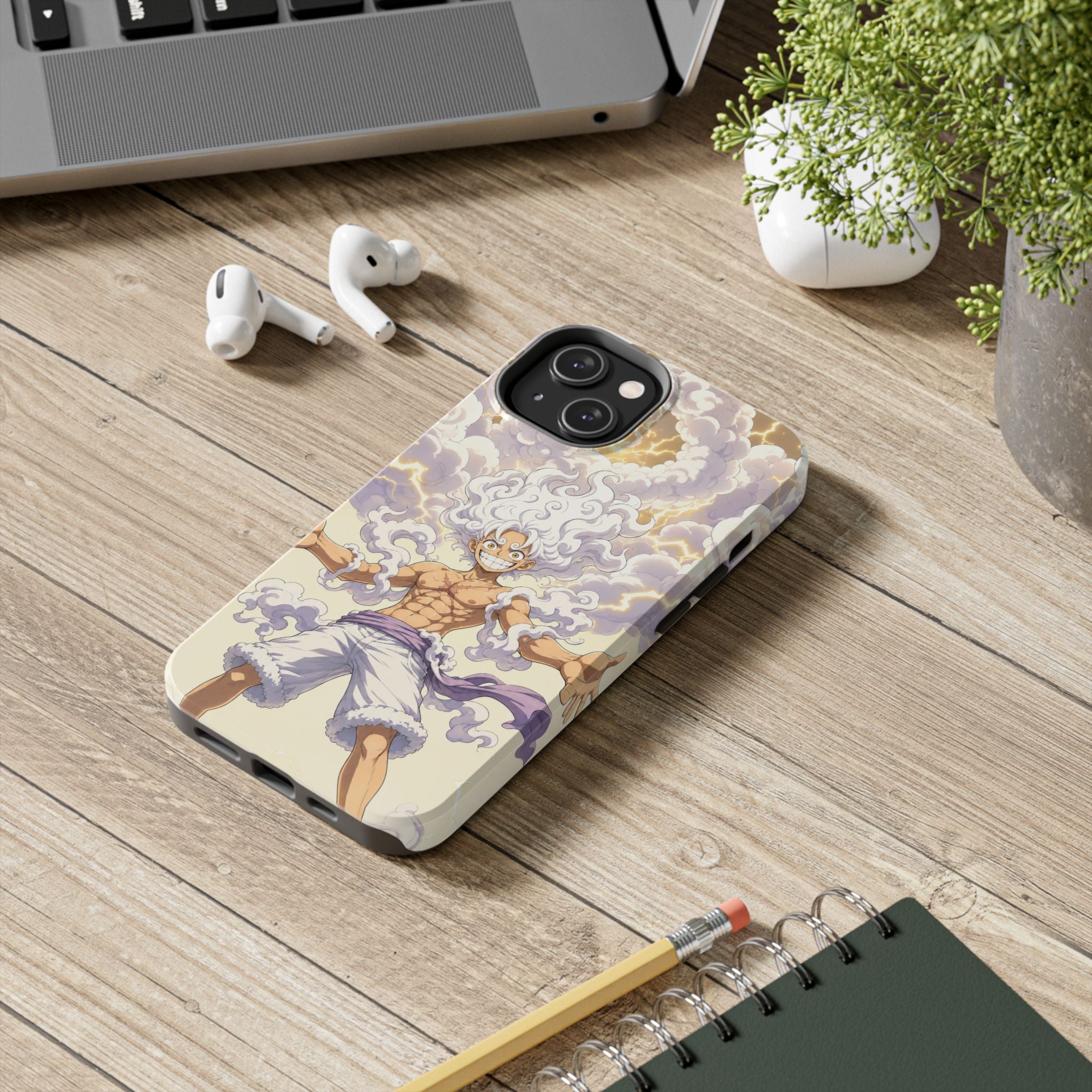 Gear Fifth Luffy Sun God Anime Phone Case - Tough Case