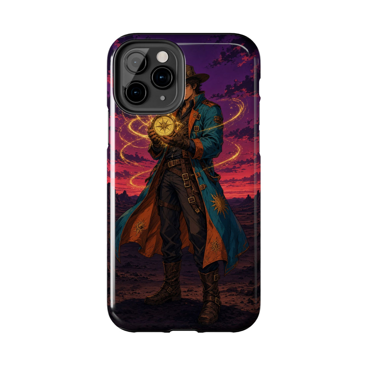 Desert Compass Racer Anime Phone Case - Tough Case