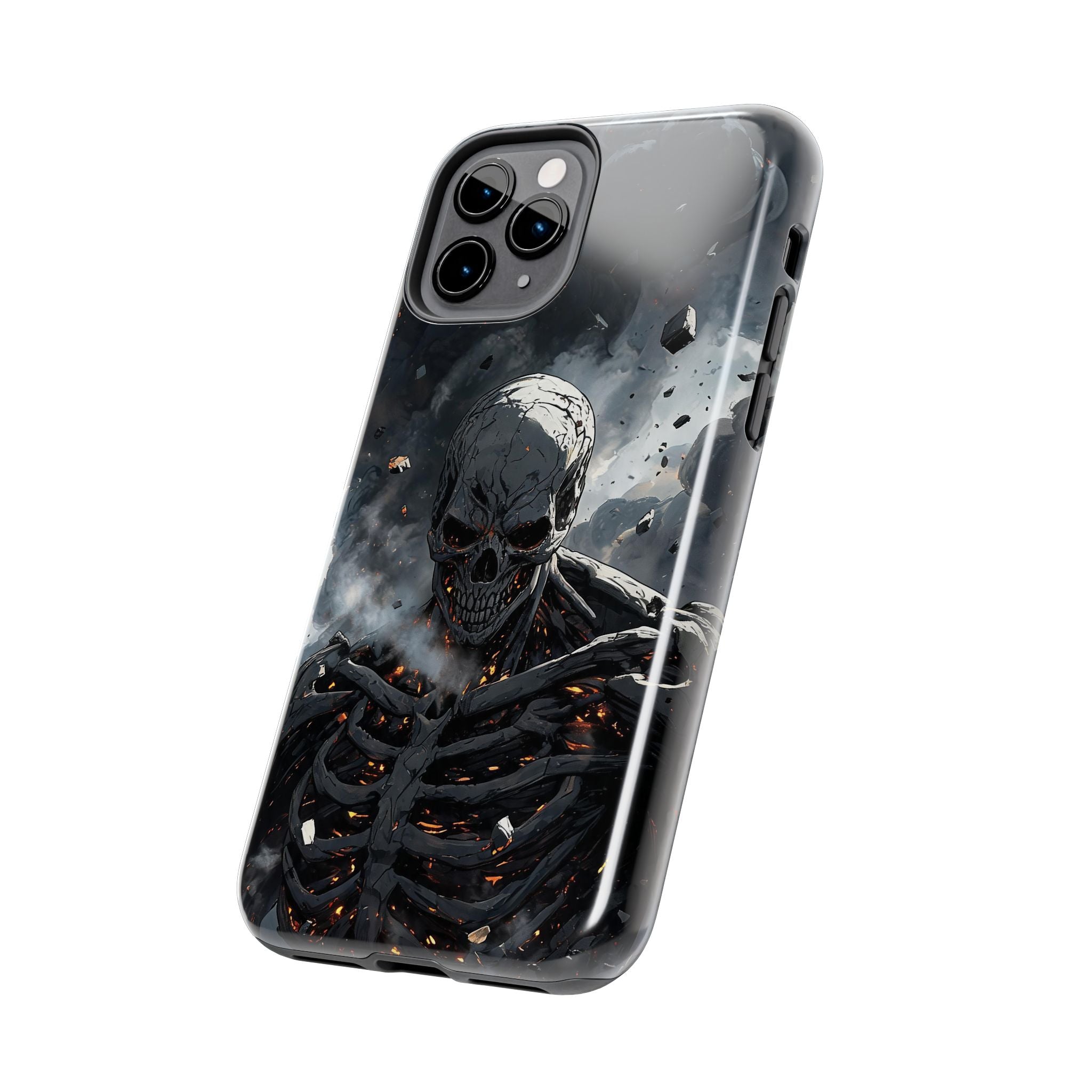 Colossal Titan Skull Rising Anime Phone Case - Tough Case