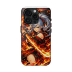 Flame Swordsman Anime Phone Case - Tough Case