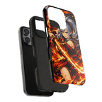 Flame Swordsman Anime Phone Case - Tough Case