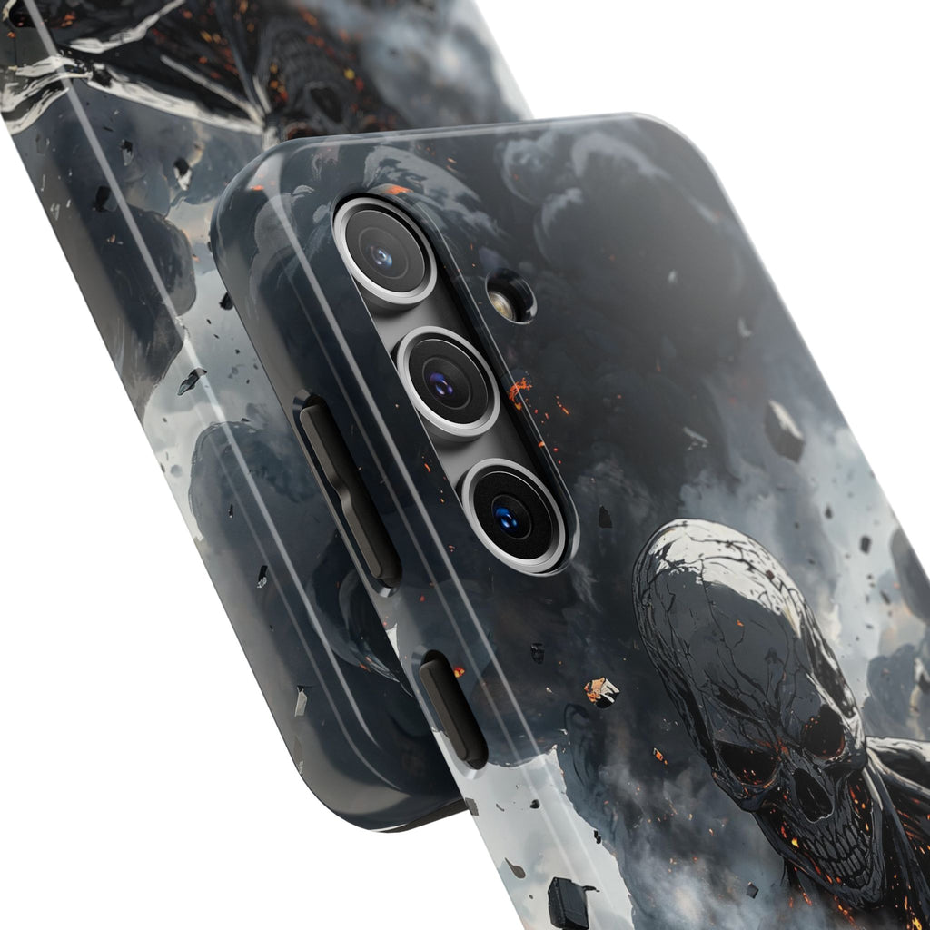 Colossal Titan Skull Rising Anime Phone Case - Tough Case