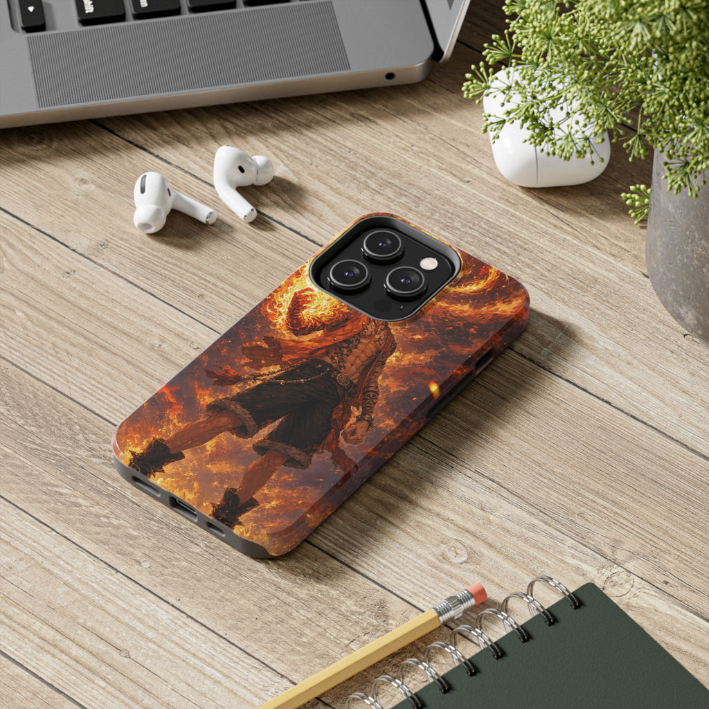 Ace Fire Fist Anime Phone Case - Tough Case