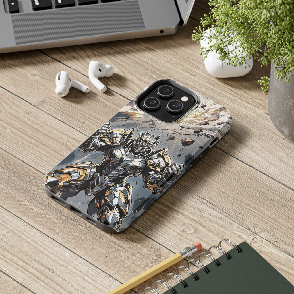 Armored Tital Cel Shaded Anime Phone Case - Tough Case