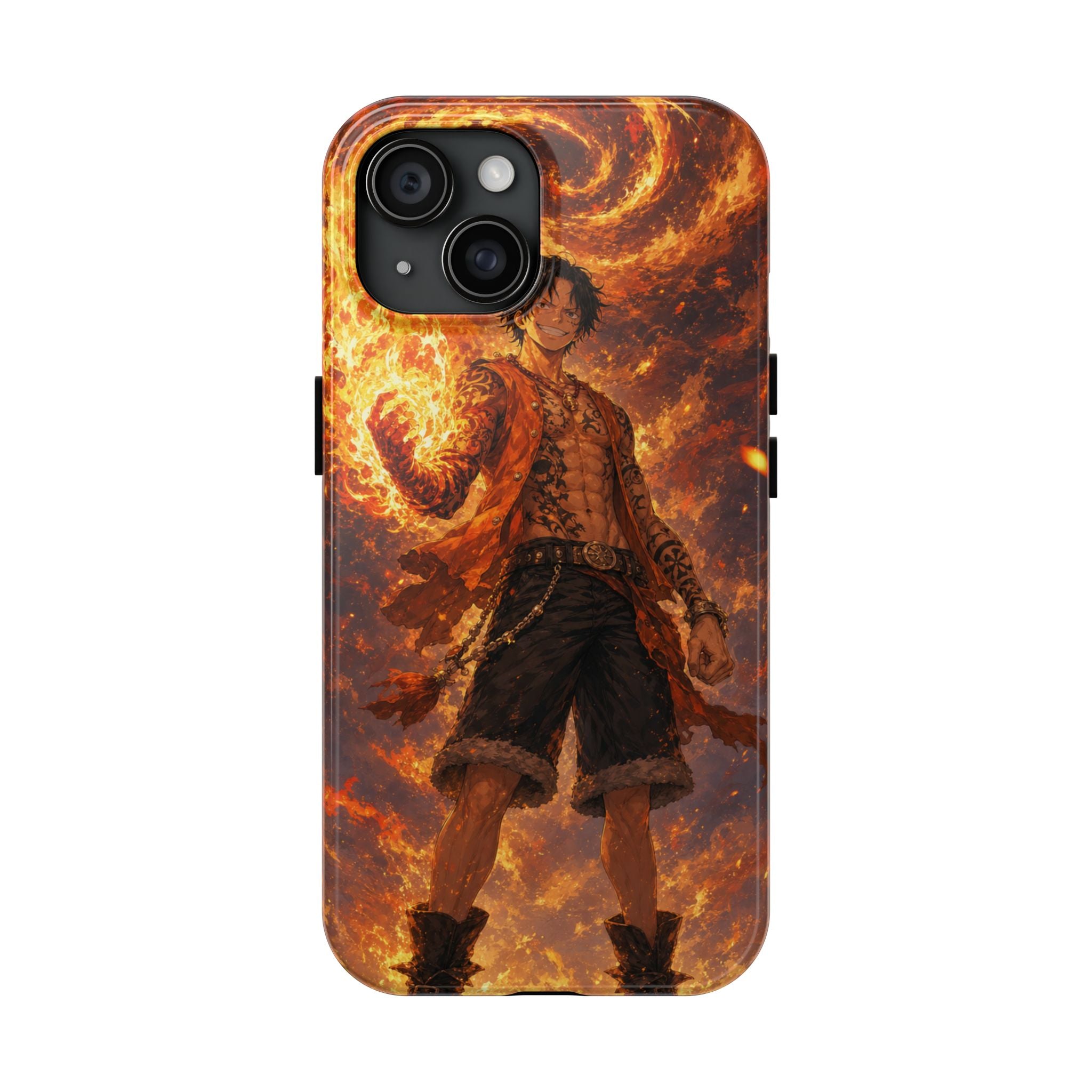 Ace Fire Fist Anime Phone Case - Tough Case