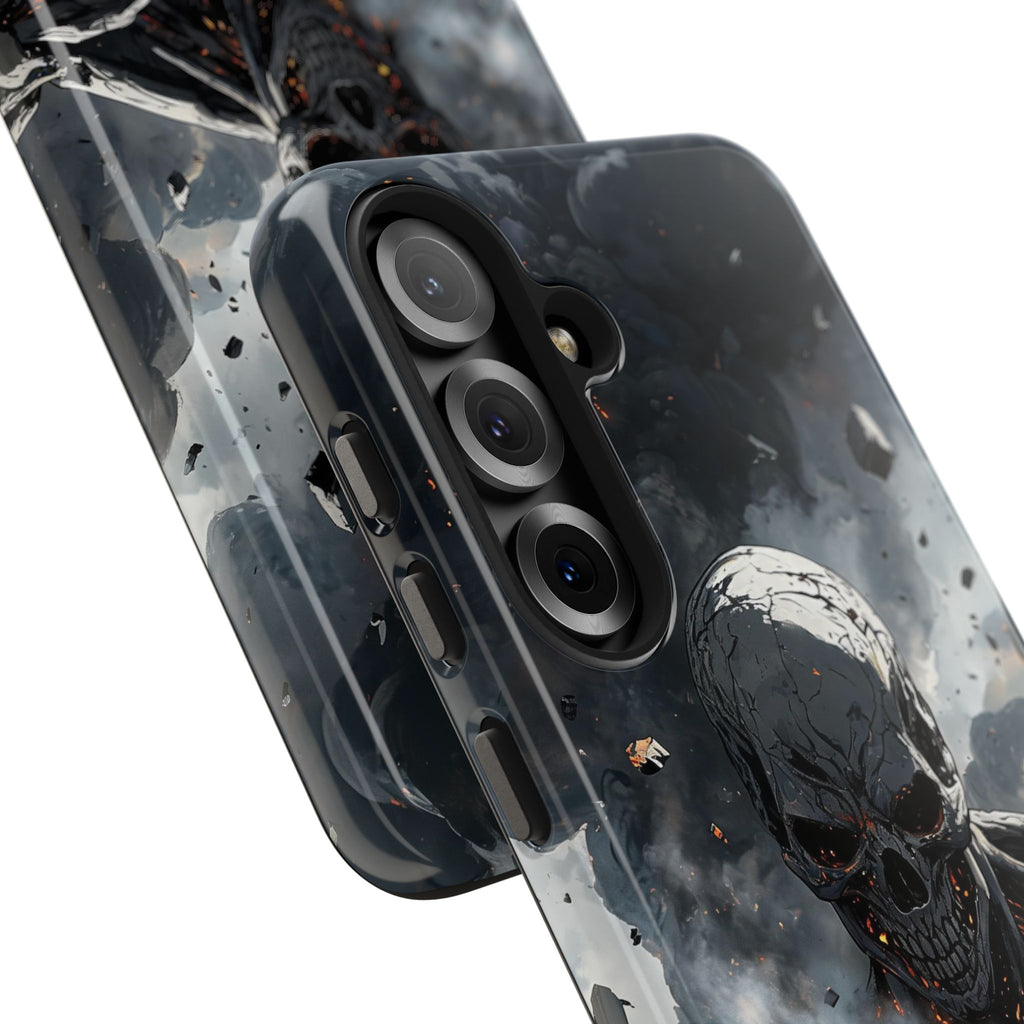 Colossal Titan Skull Rising Anime Phone Case - Tough Case