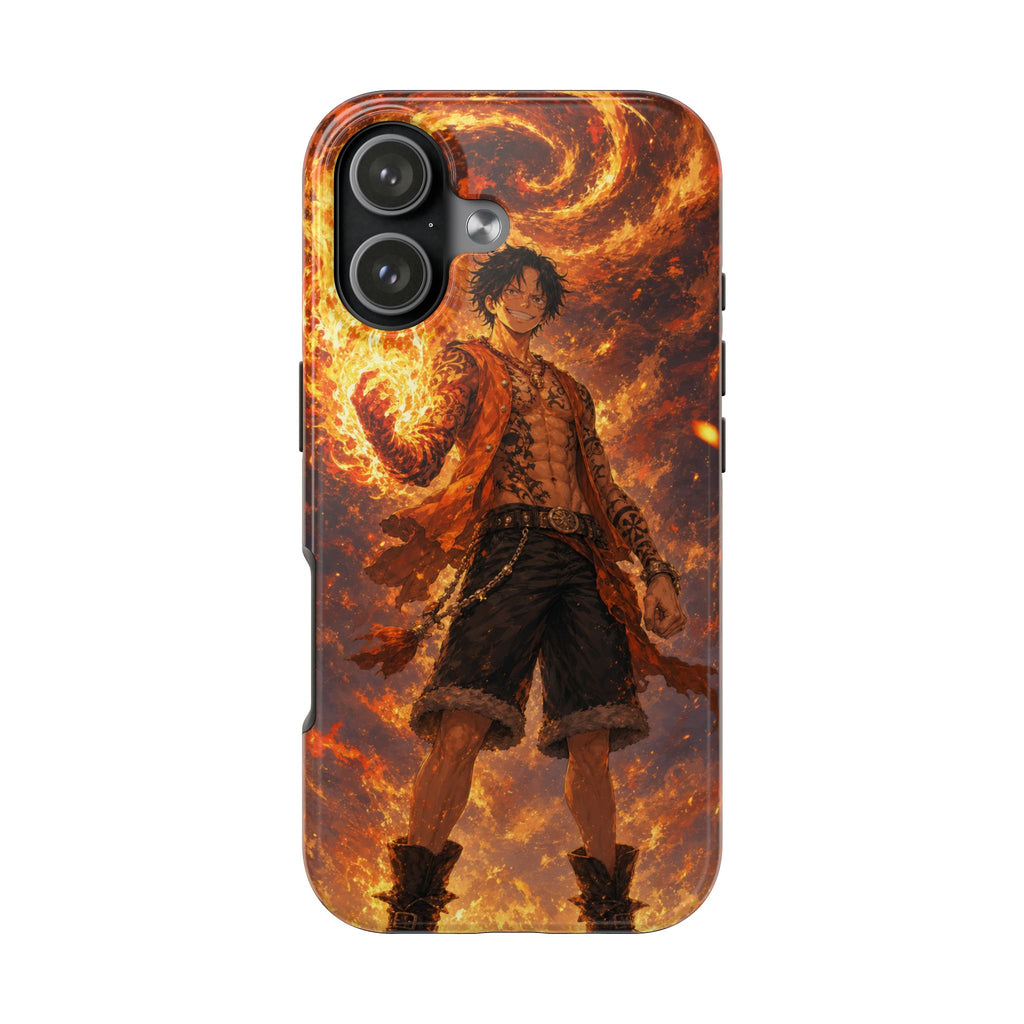 Ace Fire Fist Anime Phone Case - Tough Case