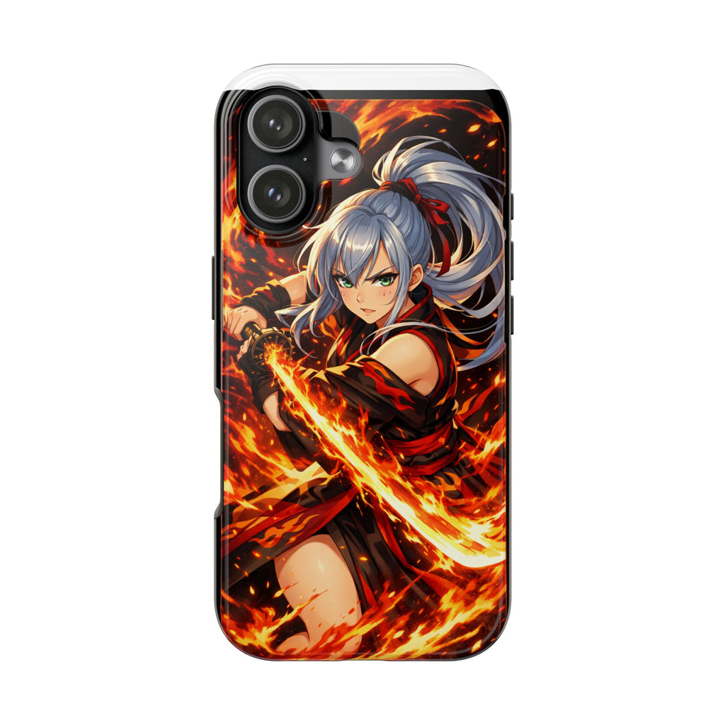 Flame Swordsman Anime Phone Case - Tough Case