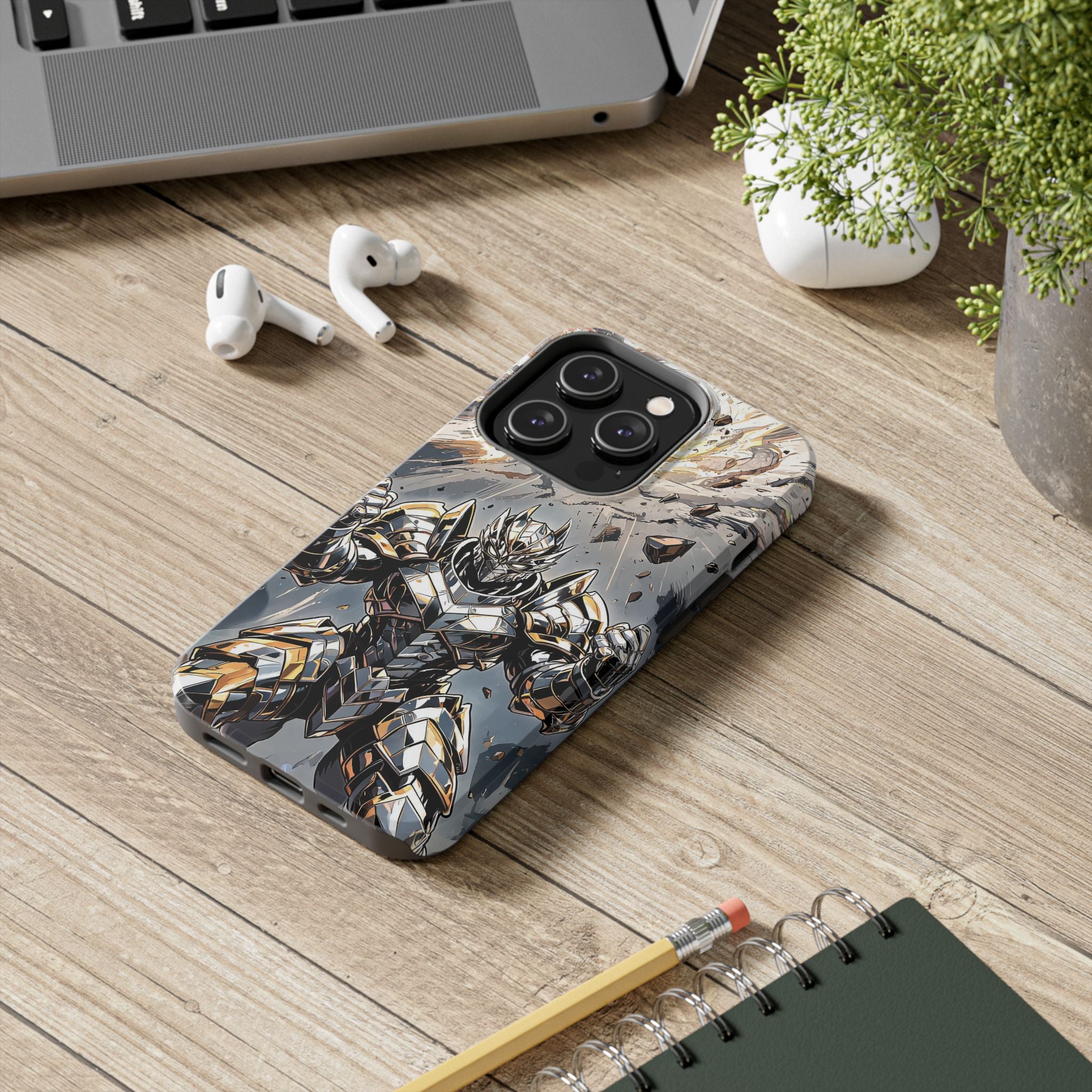 Armored Tital Cel Shaded Anime Phone Case - Tough Case