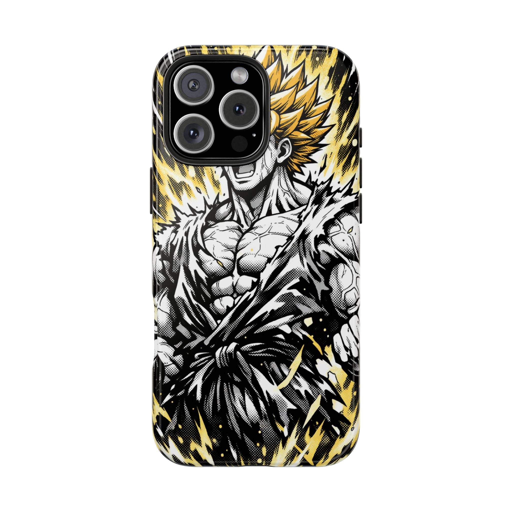 Golden Warrior Anime Phone Case - Tough Case