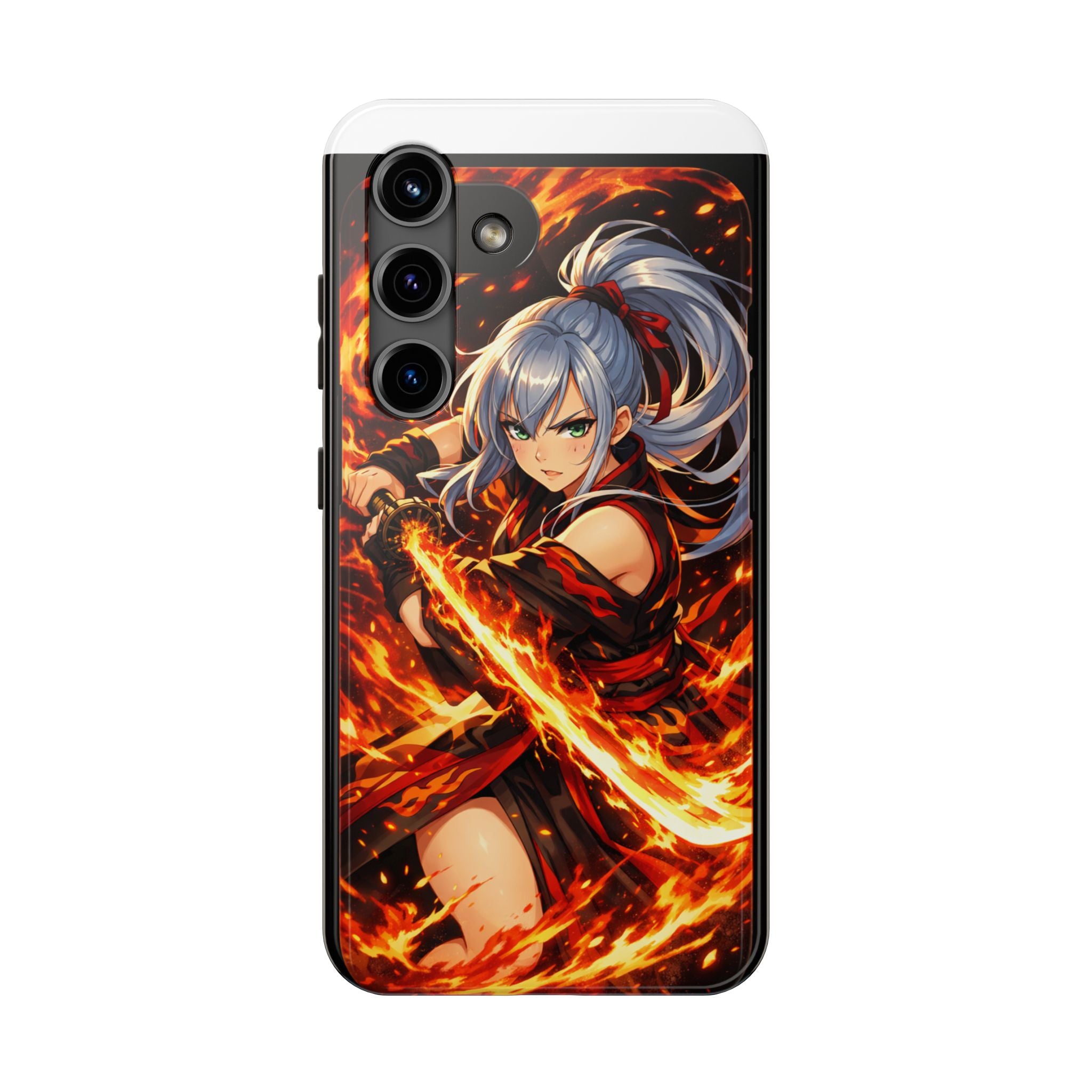 Flame Swordsman Anime Phone Case - Tough Case
