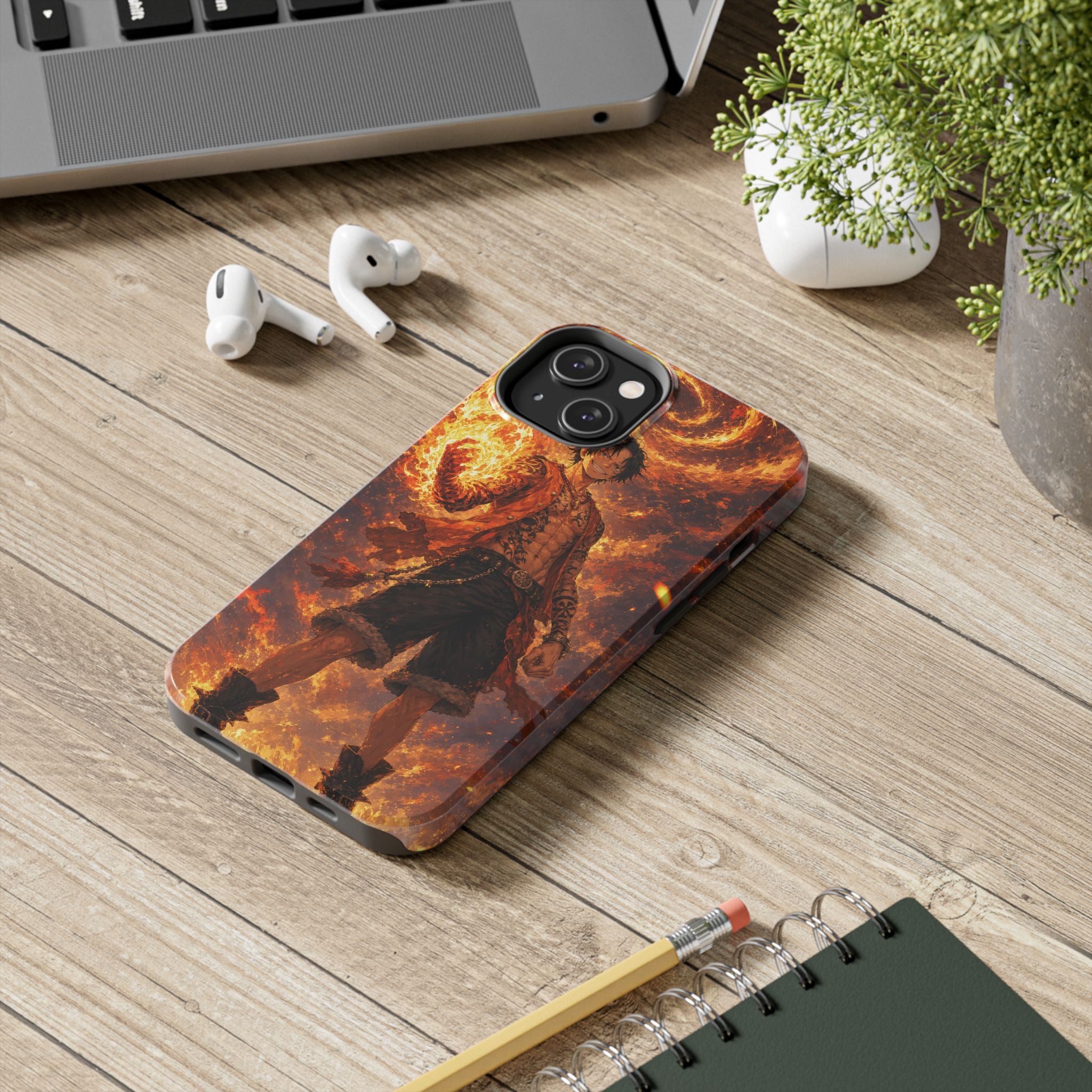 Ace Fire Fist Anime Phone Case - Tough Case