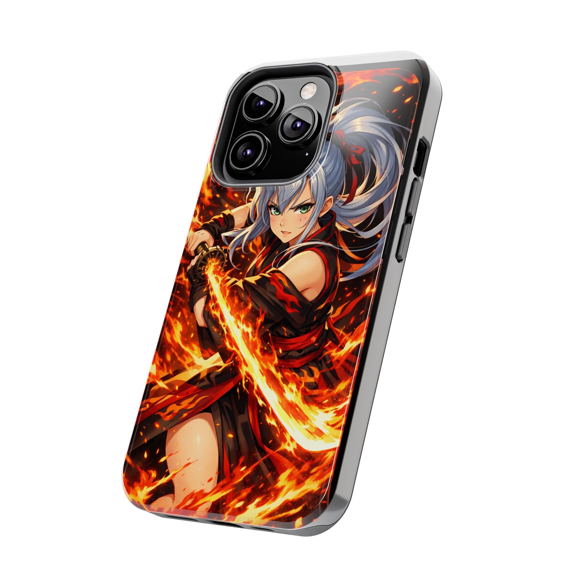 Flame Swordsman Anime Phone Case - Tough Case