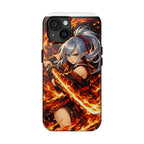 Flame Swordsman Anime Phone Case - Tough Case
