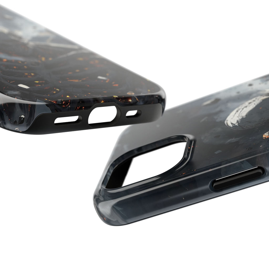 Colossal Titan Skull Rising Anime Phone Case - Tough Case