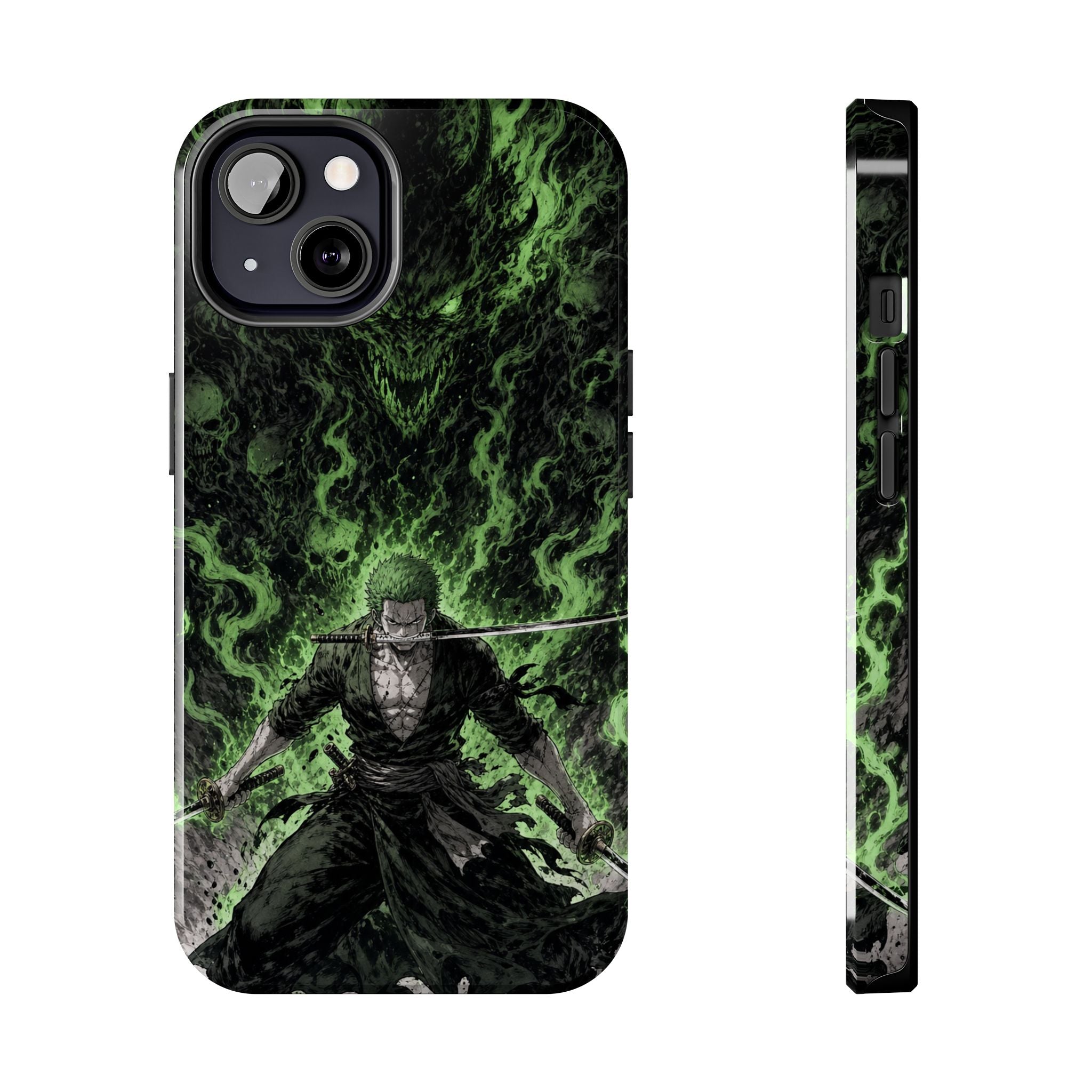 Zoro King of Hell Anime Phone Case - Tough Case