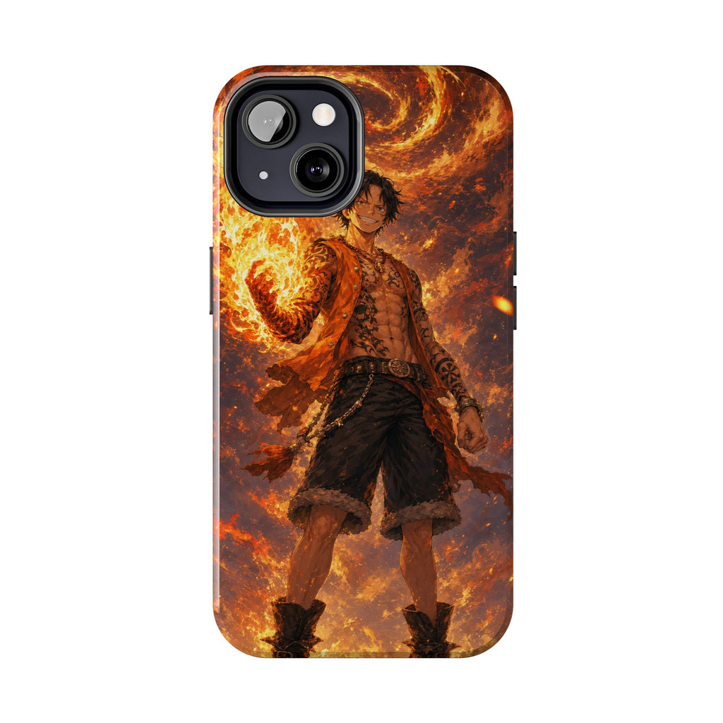 Ace Fire Fist Anime Phone Case - Tough Case