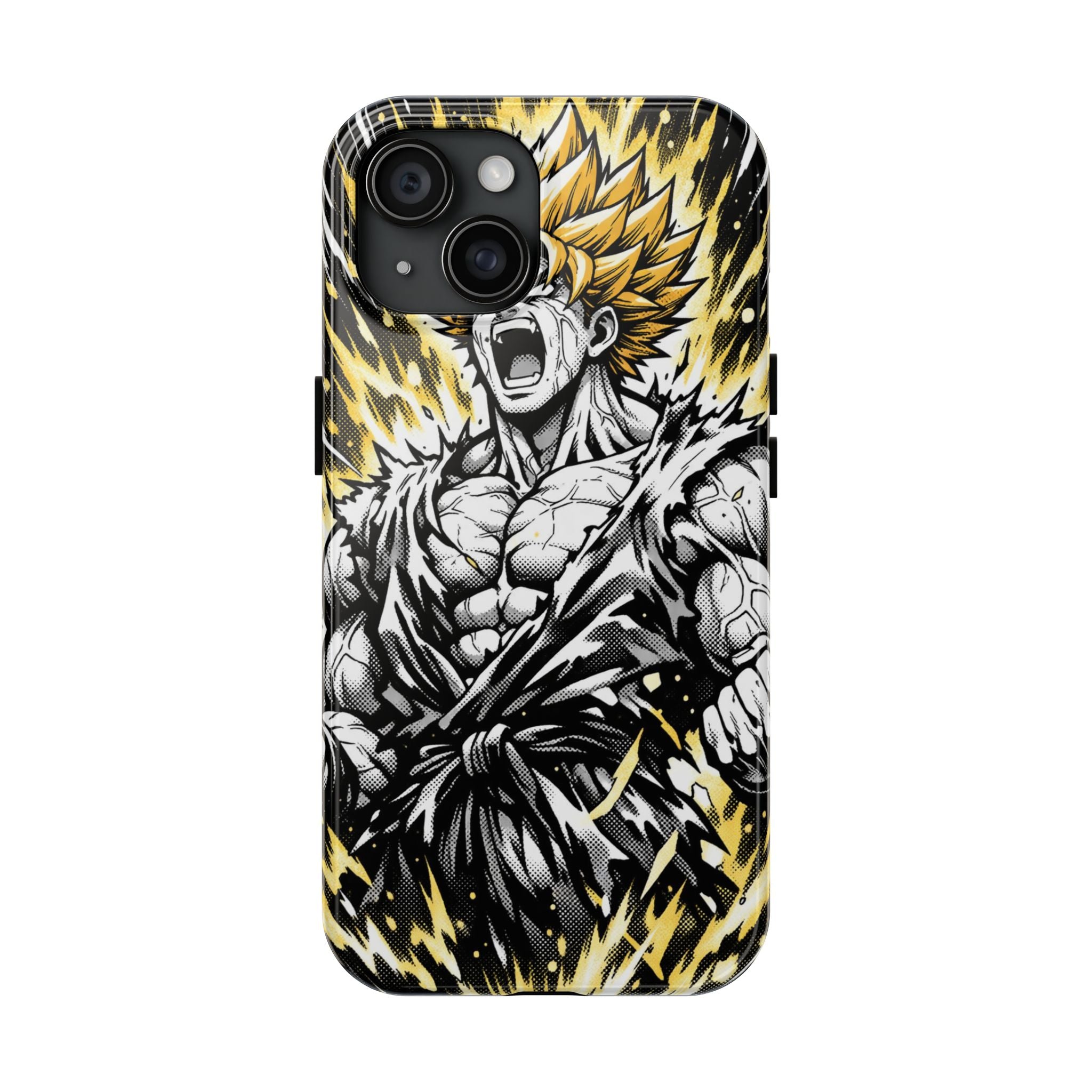 Golden Warrior Anime Phone Case - Tough Case