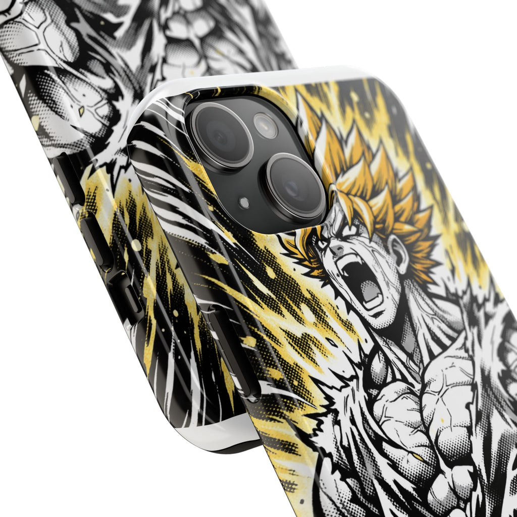 Golden Warrior Anime Phone Case - Tough Case