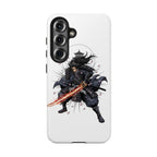 Manga Samurai Flip Phone Case | Anime Katana Warrior Art, Wallet Cover Card Slots, Japanese Shonen Style Folio, Gift for Anime Fans