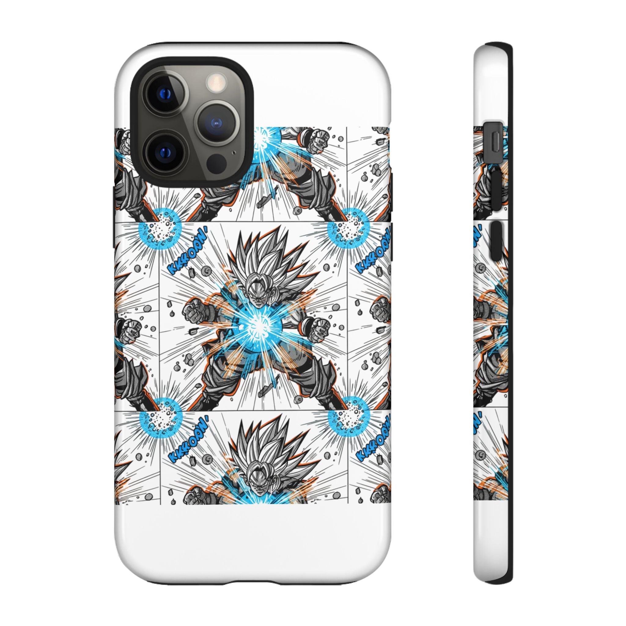 Energy Blast Warrior phone case | Illustrated anime power design
