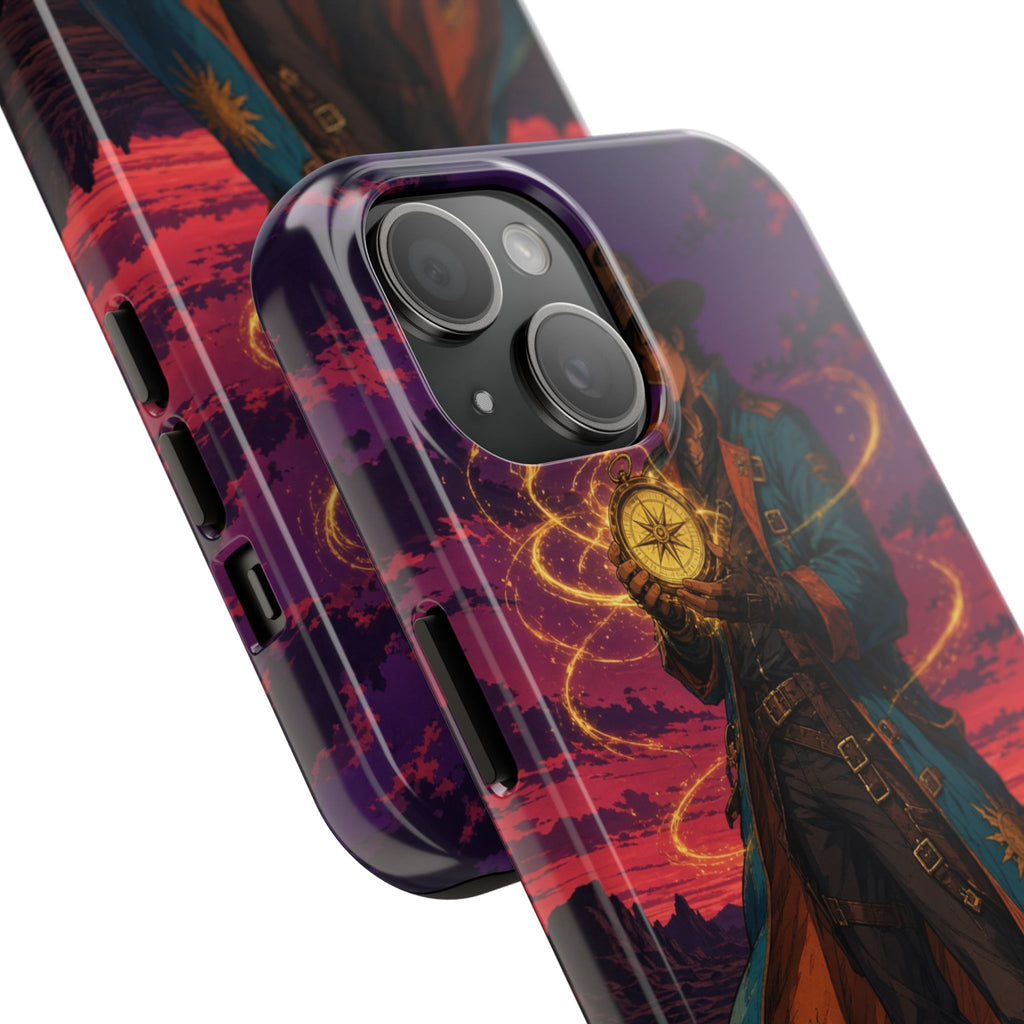 Desert Compass Racer Anime Phone Case - Tough Case