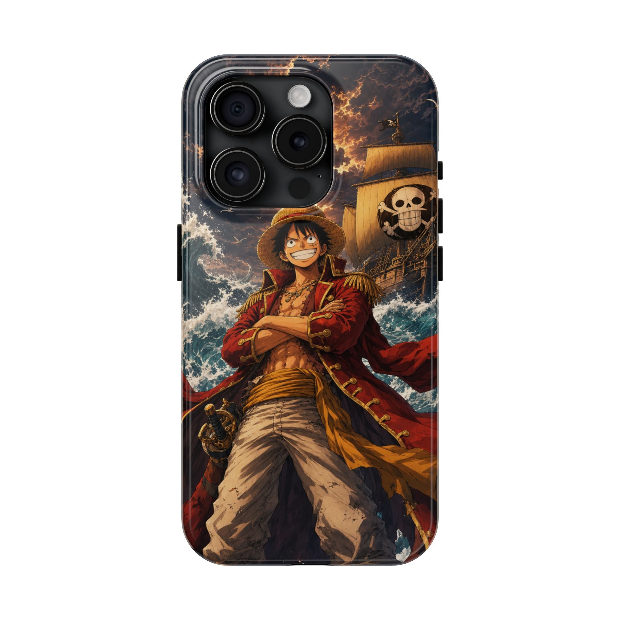 Luffy Pirate King Anime Phone Case - Tough Case
