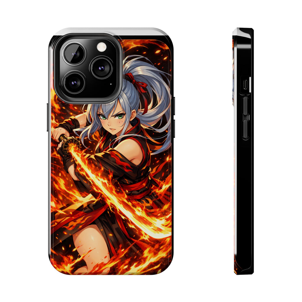 Flame Swordsman Anime Phone Case - Tough Case