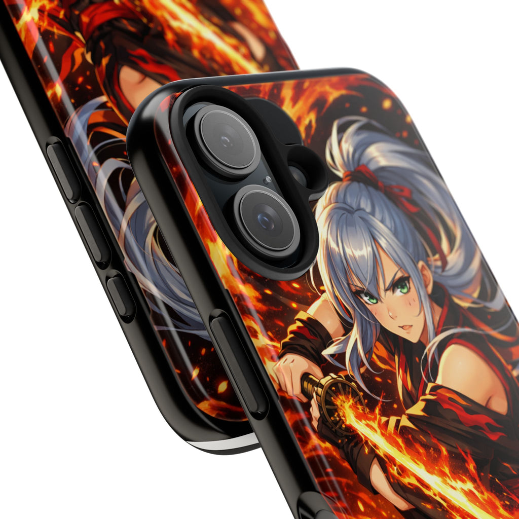 Flame Swordsman Anime Phone Case - Tough Case