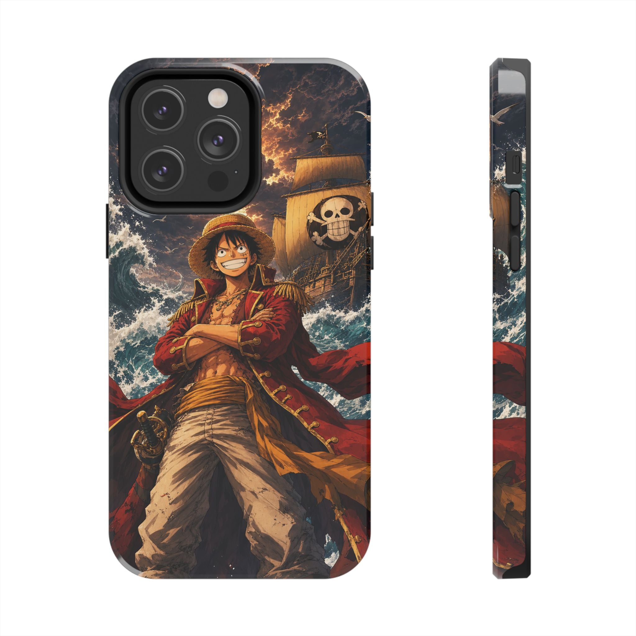 Luffy Pirate King Anime Phone Case - Tough Case
