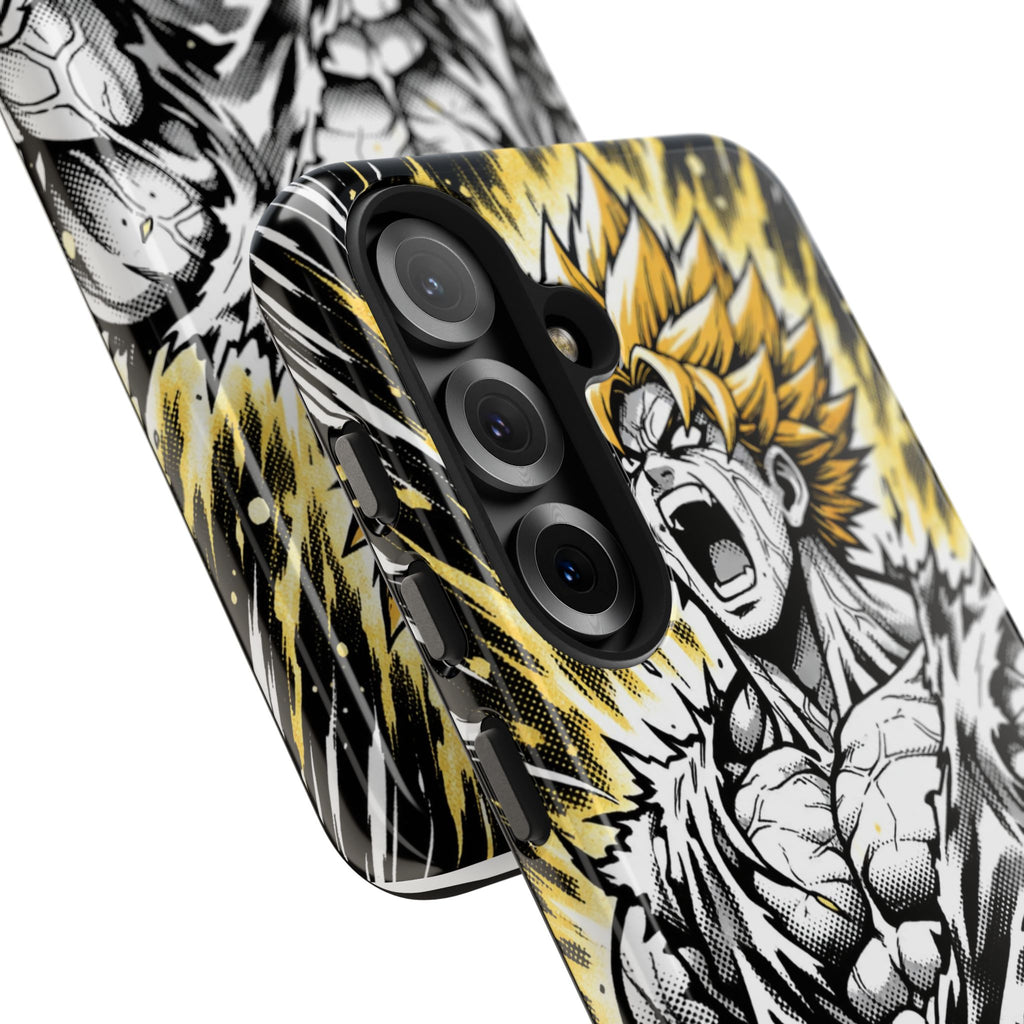 Golden Warrior Anime Phone Case - Tough Case