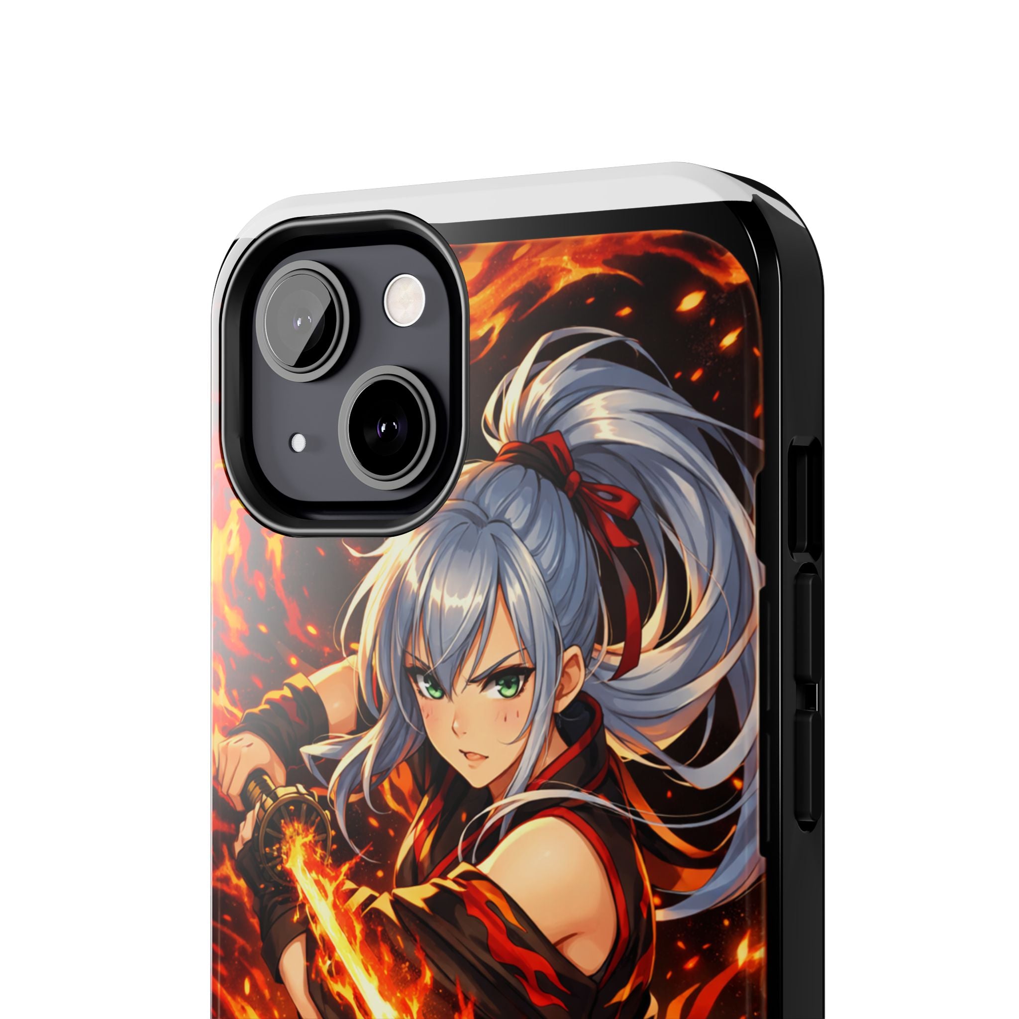 Flame Swordsman Anime Phone Case - Tough Case