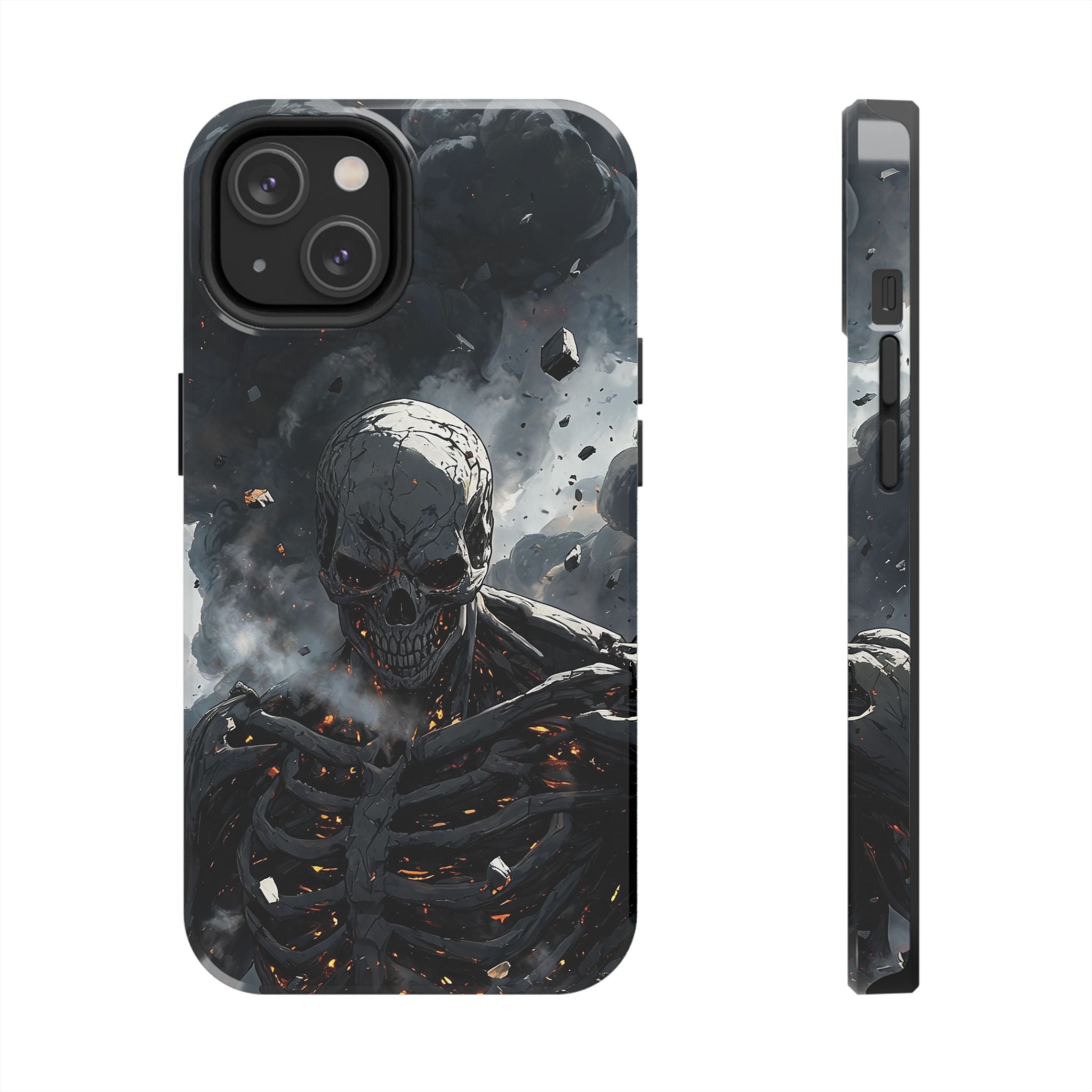 Colossal Titan Skull Rising Anime Phone Case - Tough Case