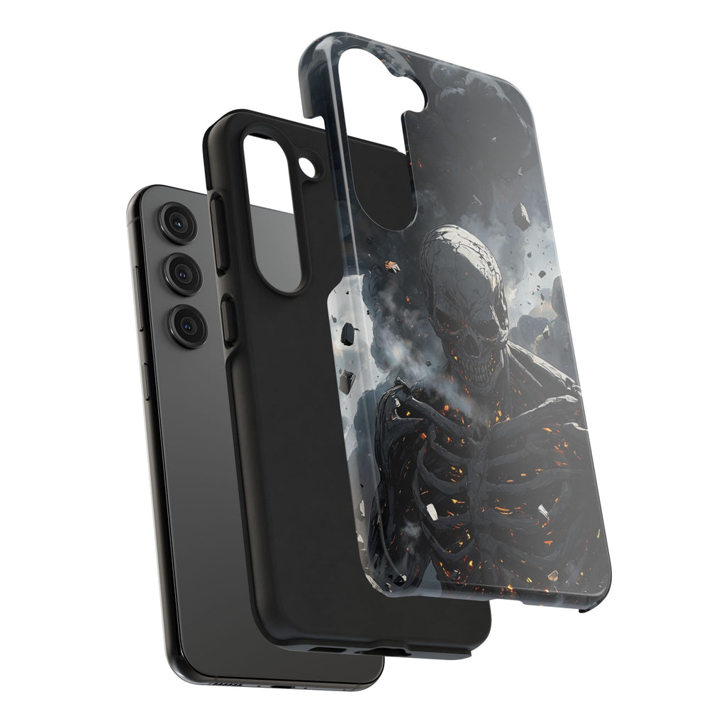 Colossal Titan Skull Rising Anime Phone Case - Tough Case