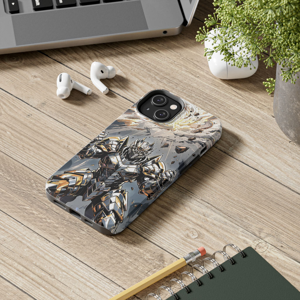 Armored Tital Cel Shaded Anime Phone Case - Tough Case