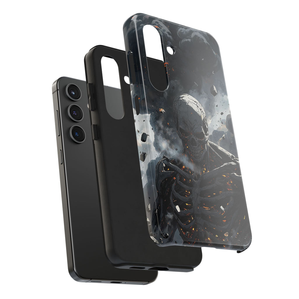 Colossal Titan Skull Rising Anime Phone Case - Tough Case